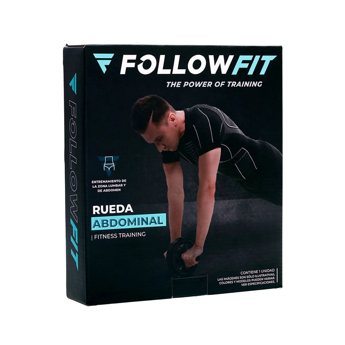 Rueda Abdominal Doble Follow Fit – Ejercicio Core, Abdomen y Estabilidad