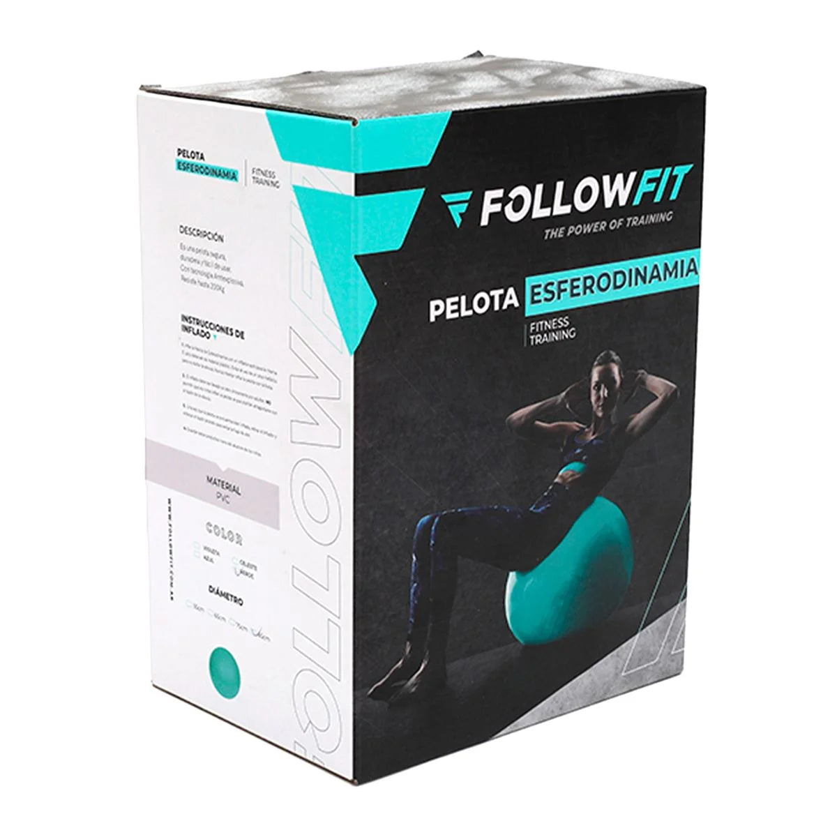 Pelota de Esferodinamia 65 cm Anti-pinchazo