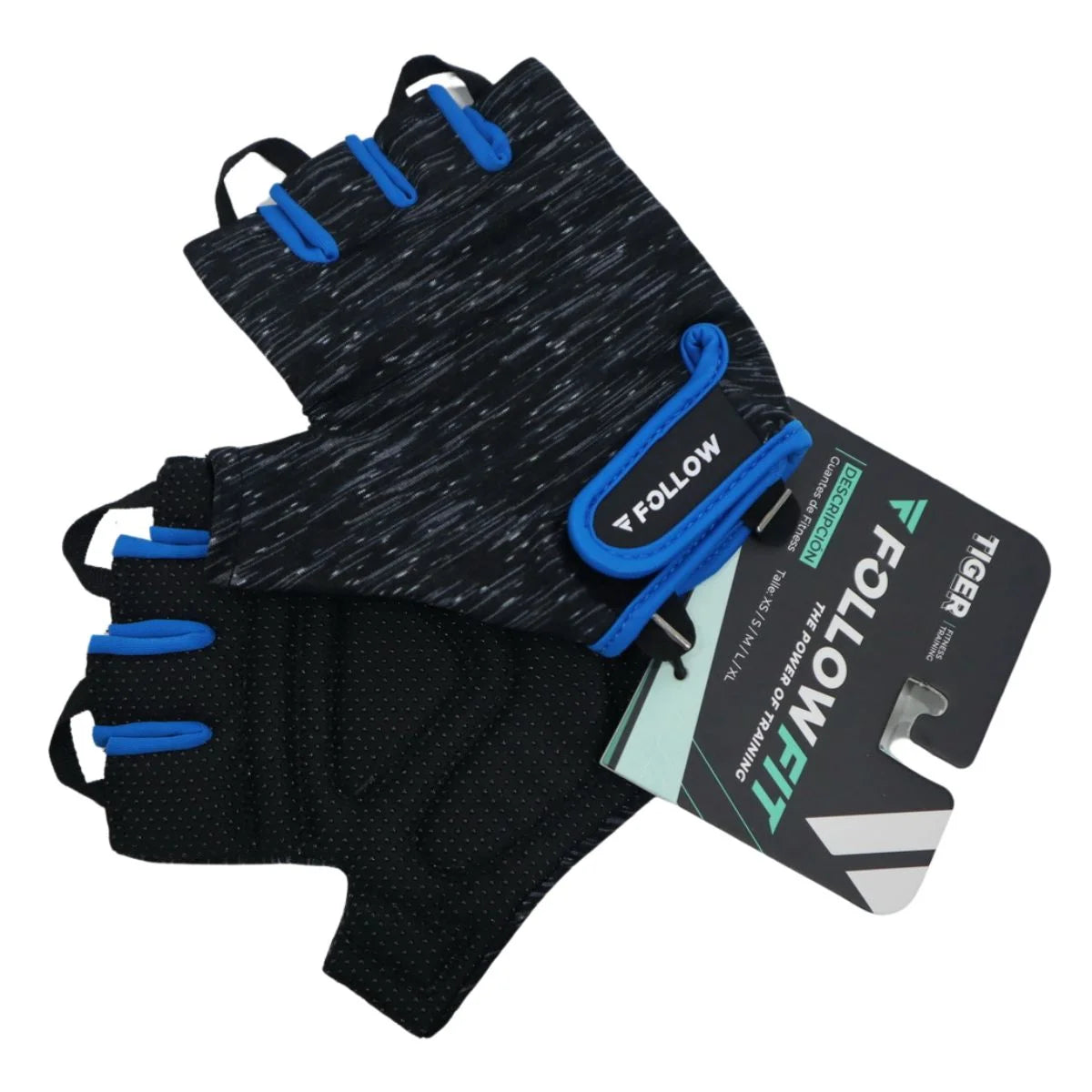 Guantes de Fitness y Gimnasio Antideslizantes Línea Tiger