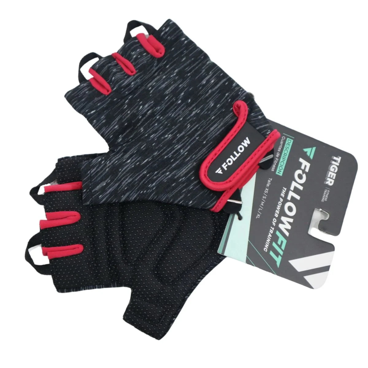 Guantes de Fitness y Gimnasio Antideslizantes Línea Tiger