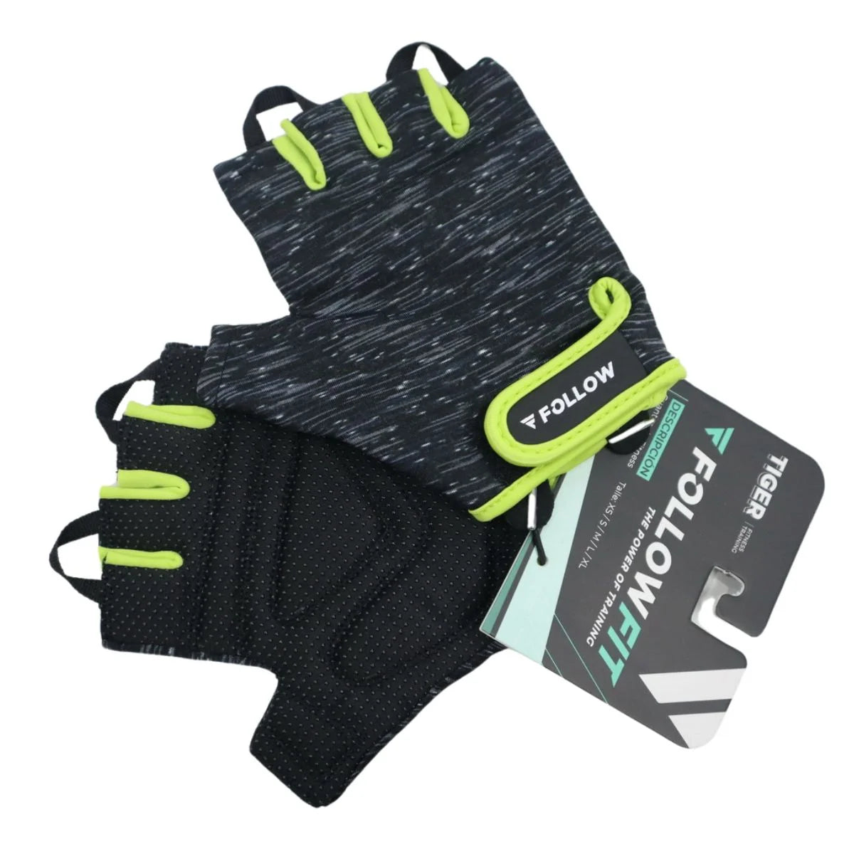 Guantes de Fitness y Gimnasio Antideslizantes Línea Tiger